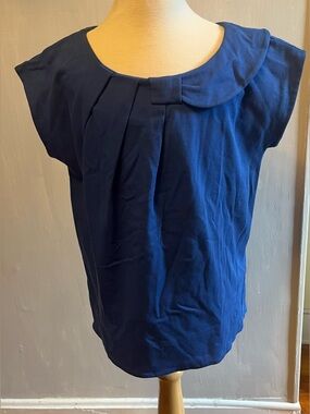 Little Marc Jacobs Girls Pleated Cap Sleeve Top Size 12